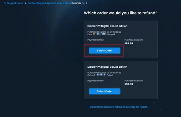 暗黑破坏神4退款流程是什么样的